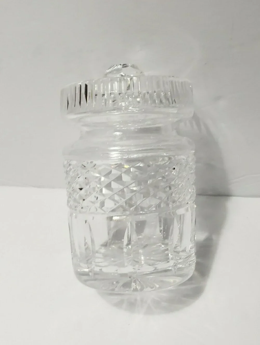 WATERFORD Crystal Jam & Honey Jar With Lid
